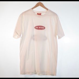 Vintage 1993 Die Trying White T🔥🔥